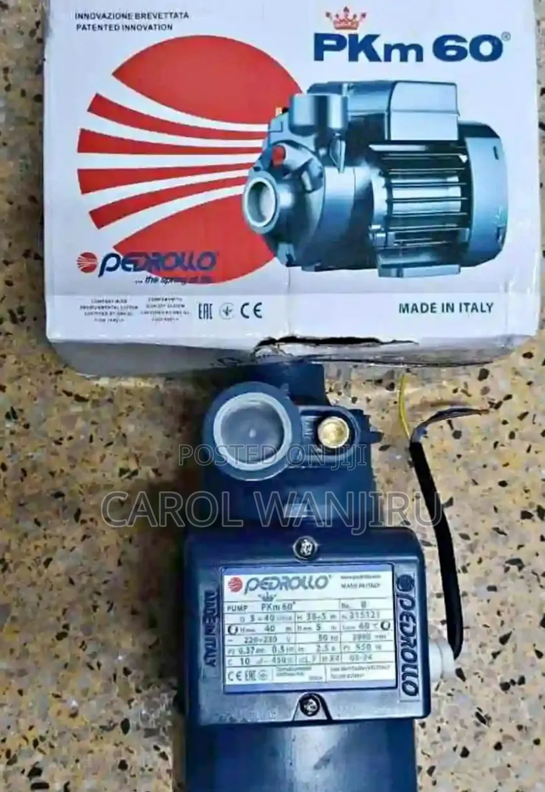 Quality Pedrollo Water Pump/ Booster Pump 0.5hp