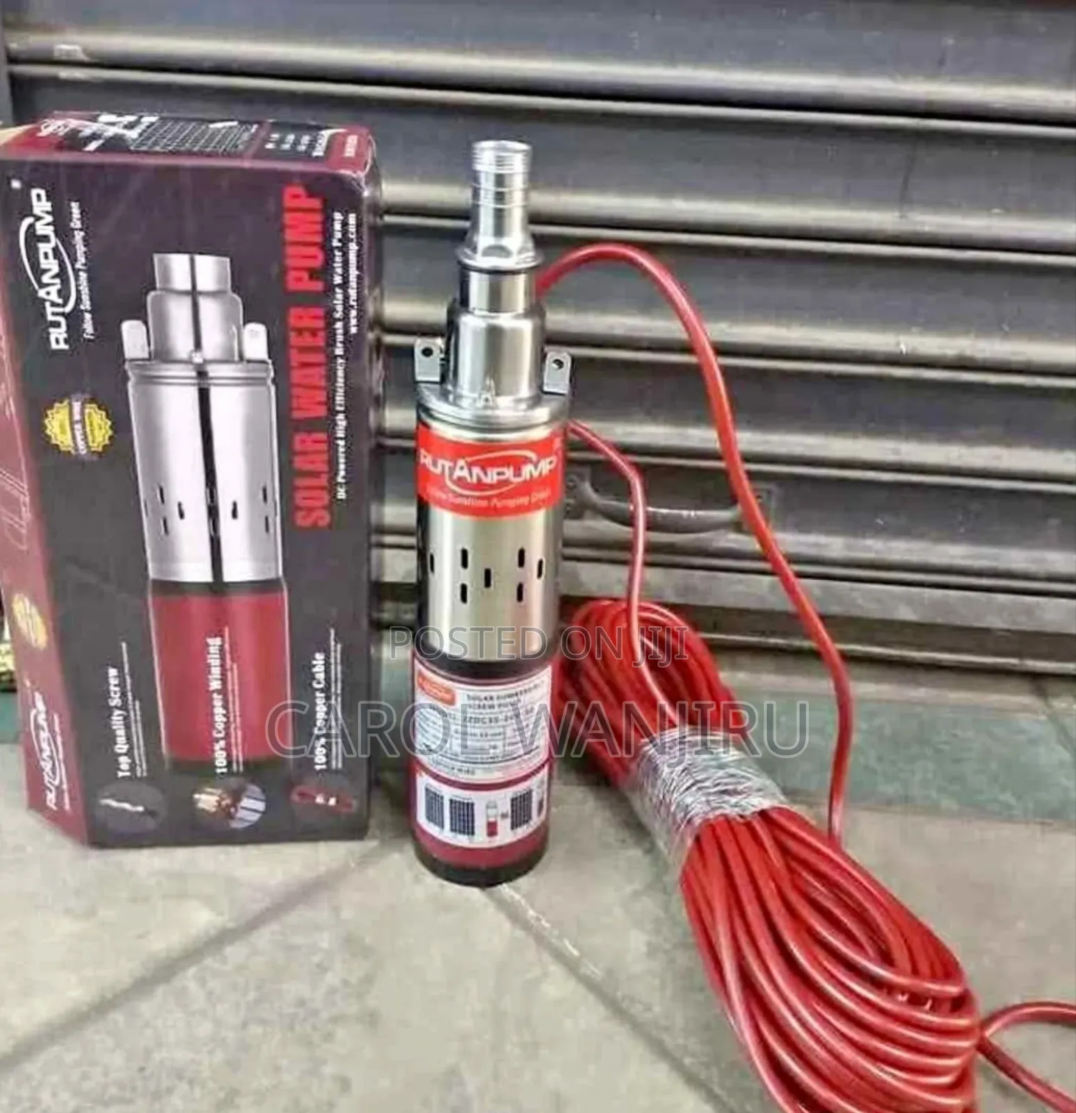 Rutan Submersible Water Pump/ Solar Water Pump 250w 50m Head