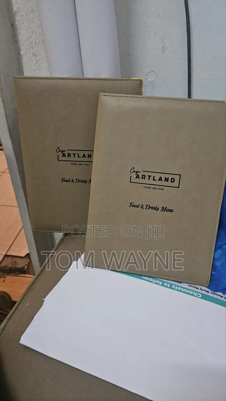 Soft Cover Menu Covers