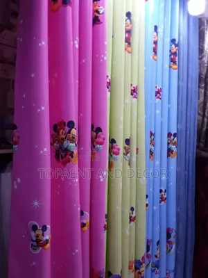 Boys and Girls Kids Cartoon Themed Curtains