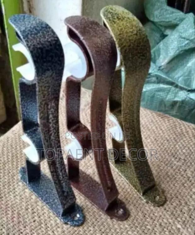 Silver Grey, Brown and Antic Green Wall Juakali Brackets - main view