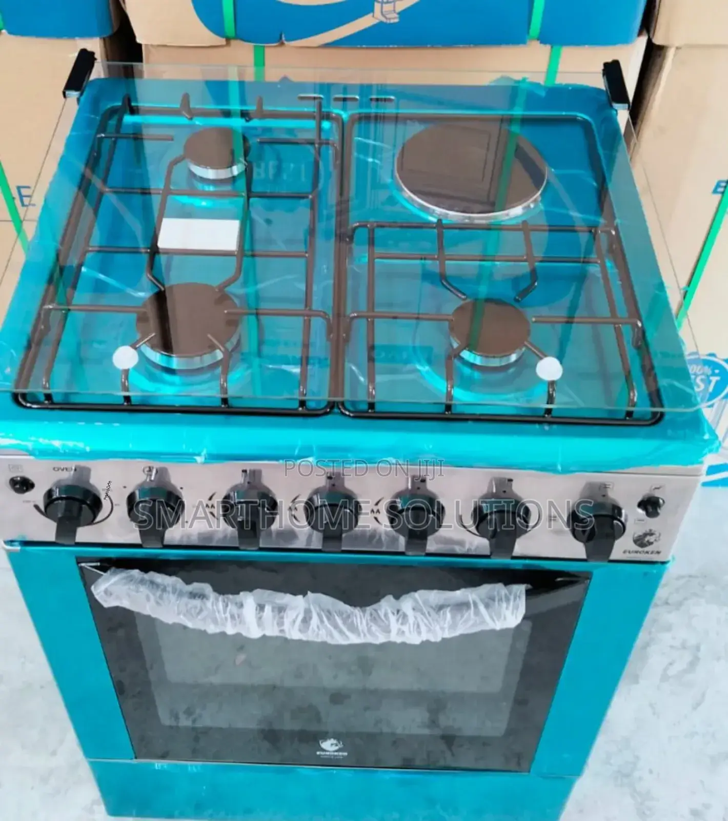 60*65 Euroken 3gas +1 Electric Free Standing Gas Cooker E/3