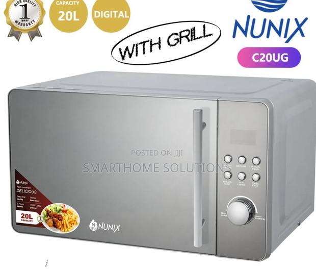 New Model 20l Nunix Digital Microwave With Grill N/Mw