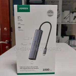 Ugreen Usb C to Ethernet Adapter 4 in 1 Usb C Hub Ethernet