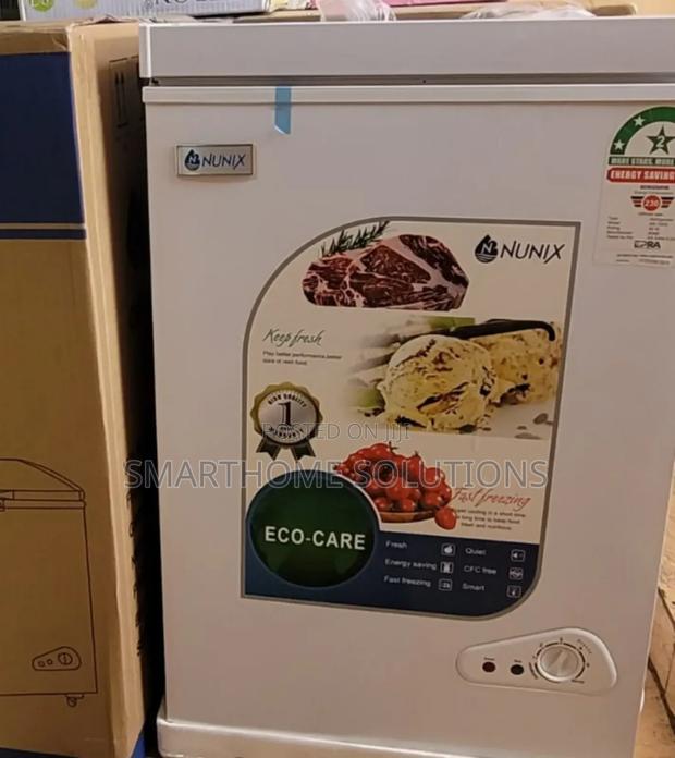 White Nunix 100 Litres Chest Deep Freezer N/100l