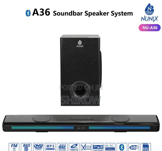 Nunix A36 Soundbar Speaker System - main view