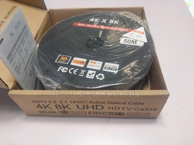 50m Uhd HDTV 2.0 2.1 Fibre-Optical Hdmi Cable
