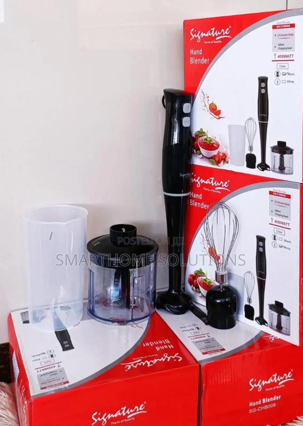 400watts Black Signature 4 in 1 Hand Held Blender Sb/4