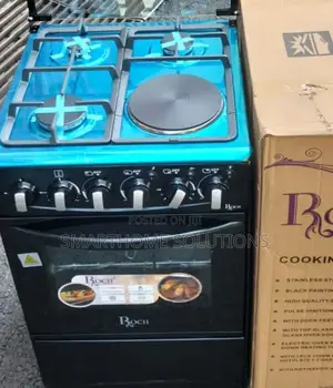 50*55 Roch 3+1 Jet Standing Cooker With Electric Oven R/H
