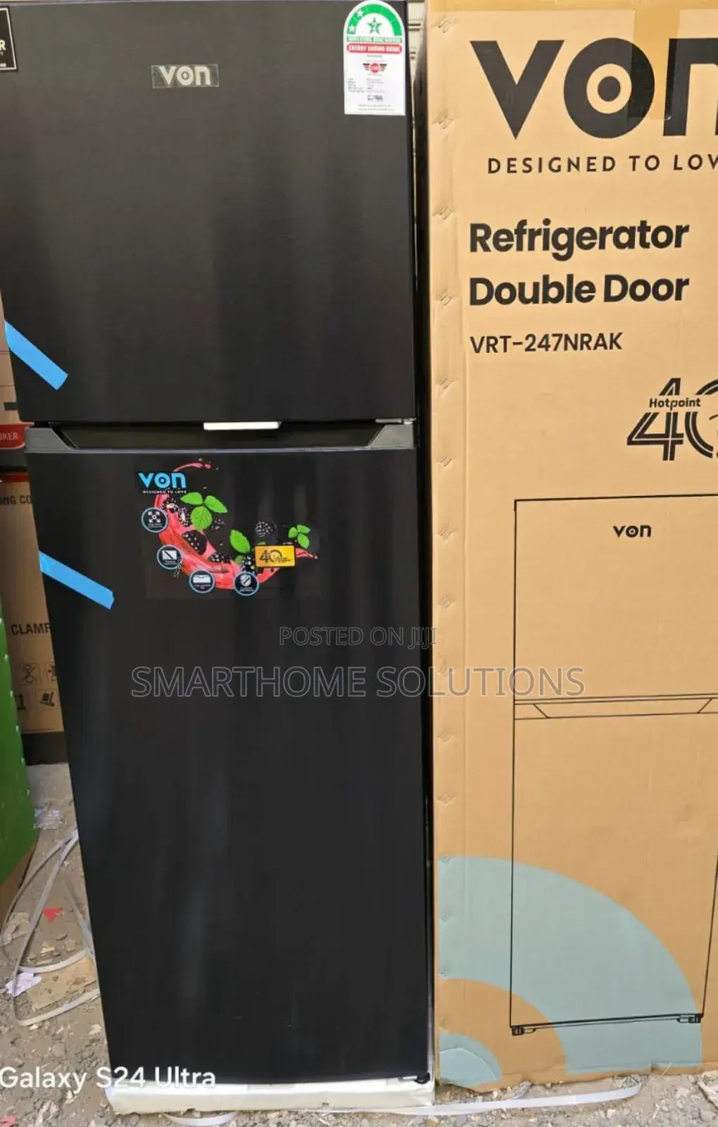 Von 247 L Nofrost Double Door Refrigerator v/247l