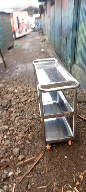 Trolleys Three Tier Stainless Steel
