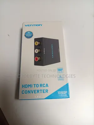 Vention Hdmi to Rca Converter Black Metal Type 1080p FHD