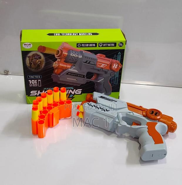 Toy Gun With 10 Soft Bullet - main view