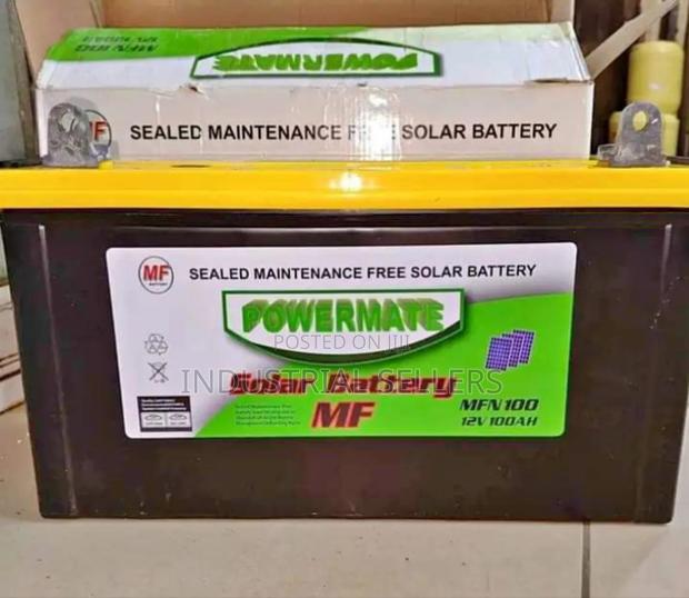 Powerful 100ah Powermate Solar Battery - main view