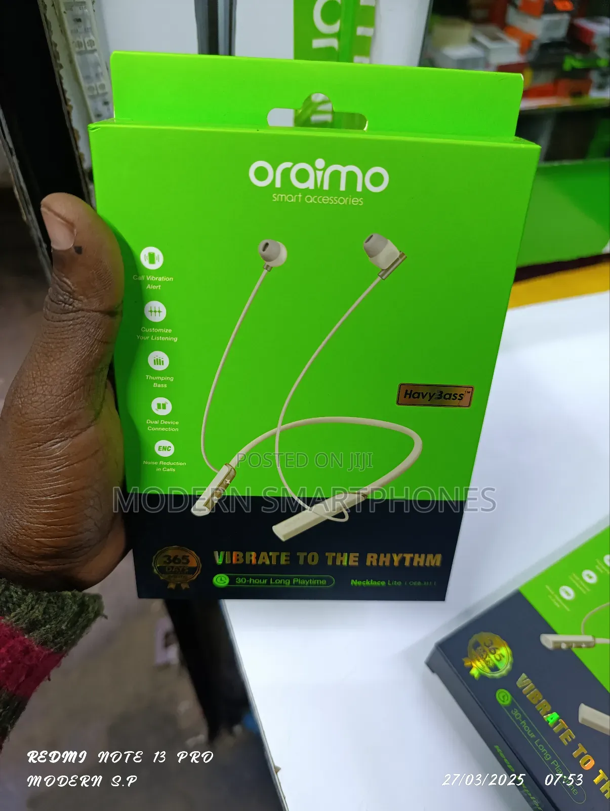 Oraimo Necklace Lite Bluetooth Wireless Headphones