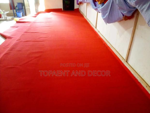 Red Delta Carpet for Office Home and Pulpit - main view