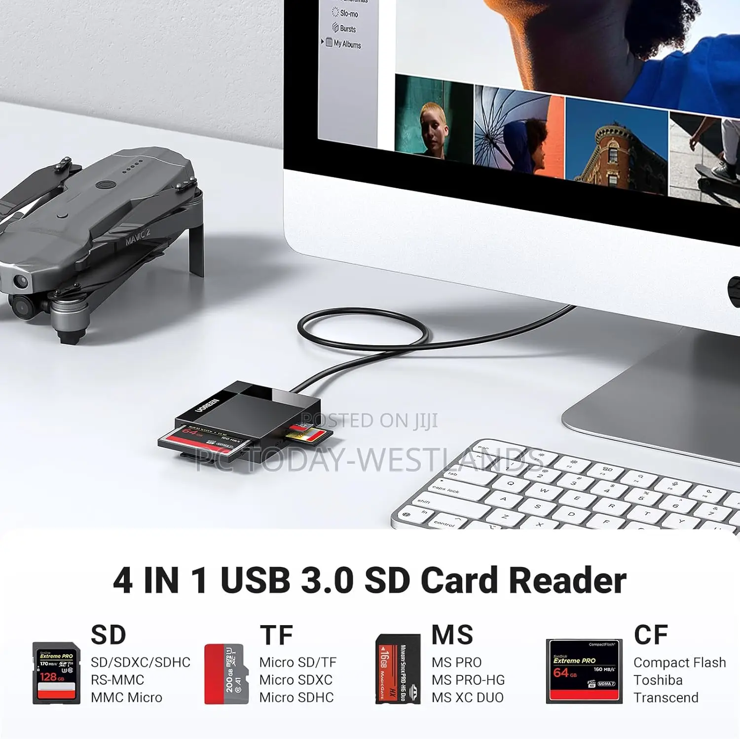 Ugreen Sd Card Reader Usb 3.0 Card Hub Adapter 5gbps