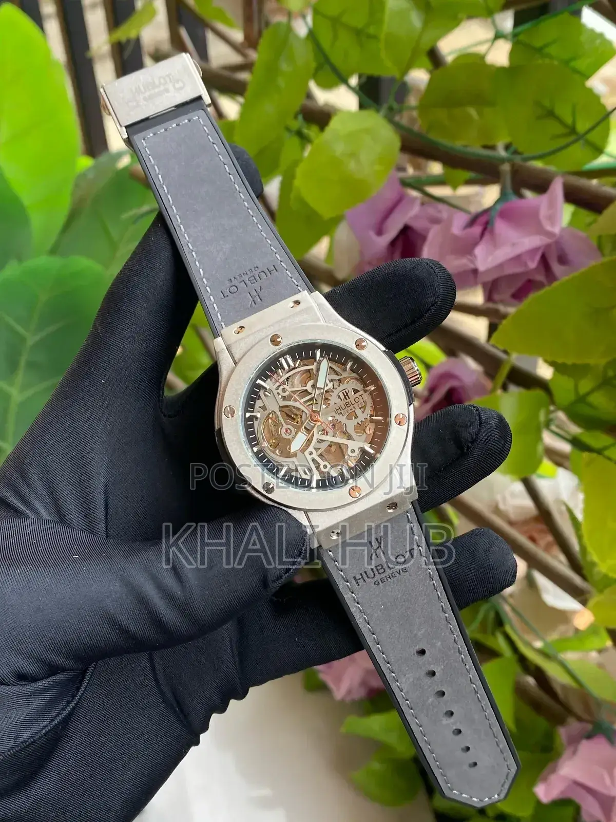 Grey Silver Hublot Watch, Hublot Big Gang Watch Automatic