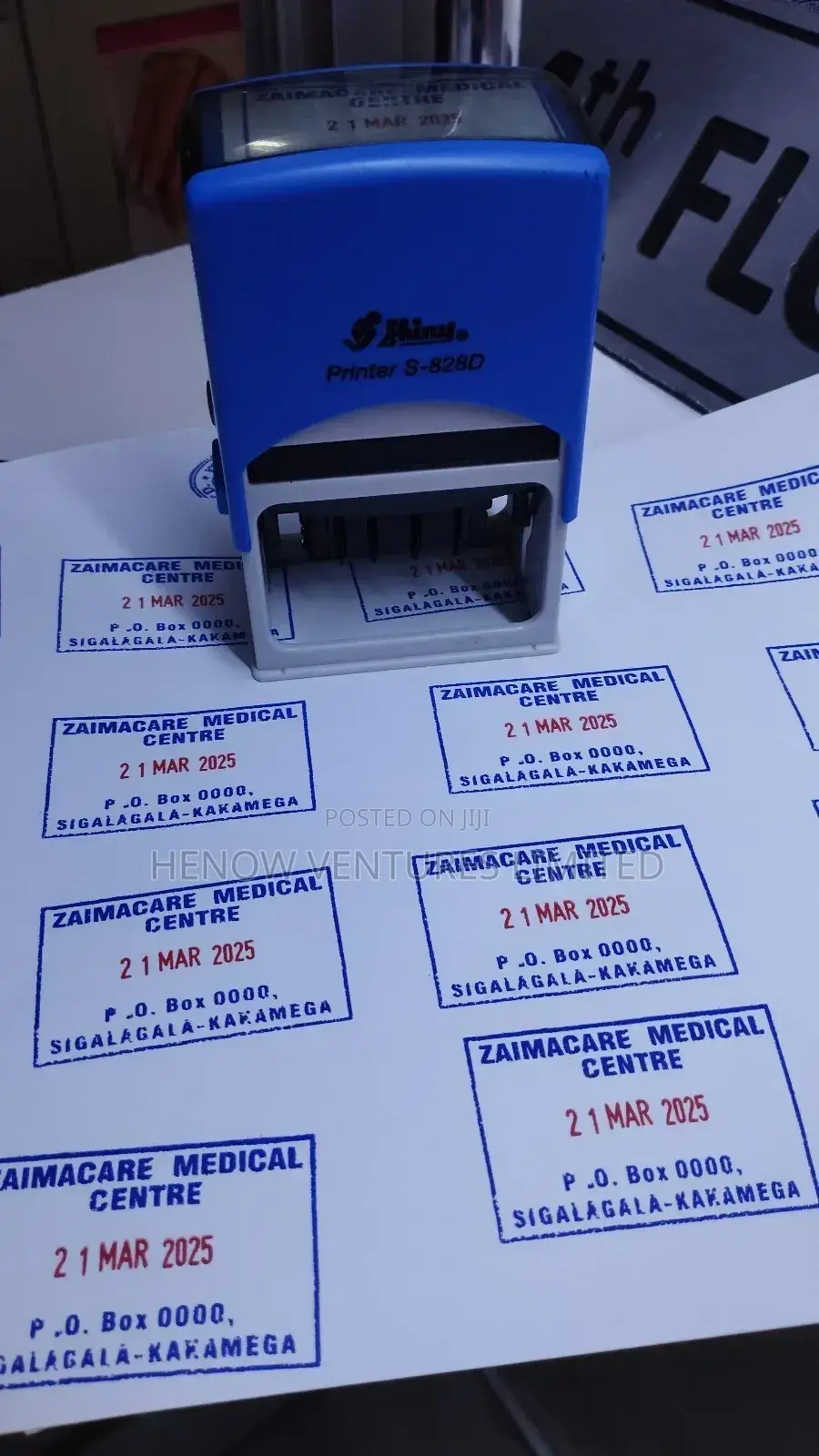 Company Self Inking Rubber Stamp