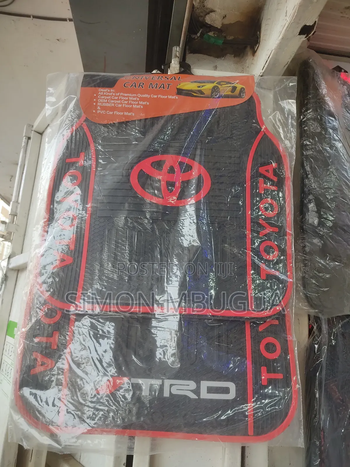 Universal Toyota Branded Floor Mats Available