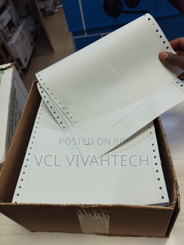 Computer Paper 2part Plain - Full -A4 White - main view