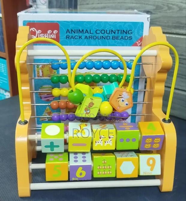 Wooden Abacus- Rack Around Beads - main view