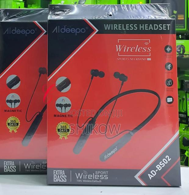 Aldeepo Ad-Bs02 Magnetic Wireless Sports Neckband