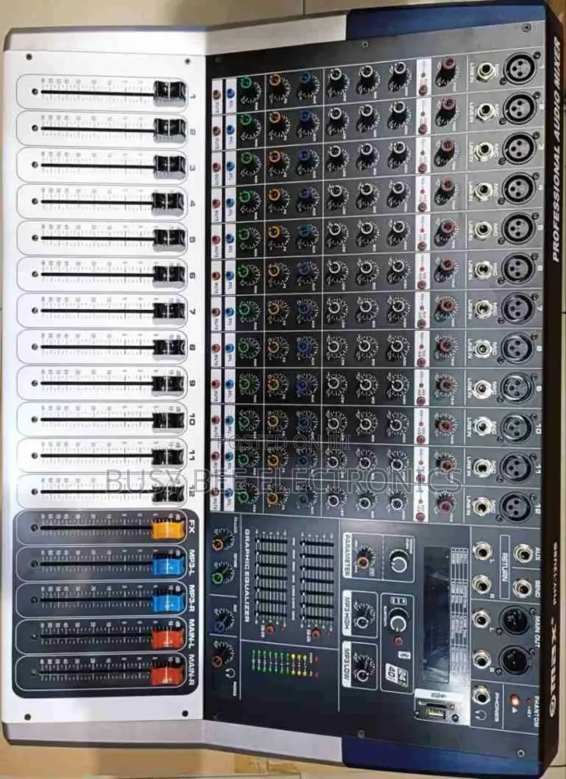 12 Channel Omax Pro Mixer