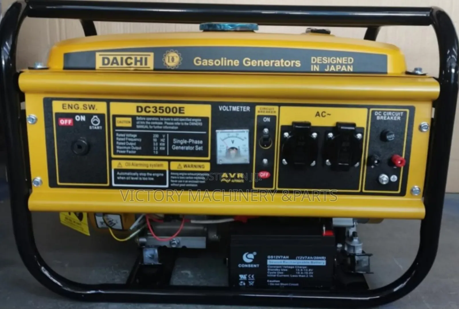 Daichi Gasoline Generator 3.2kw Key Start