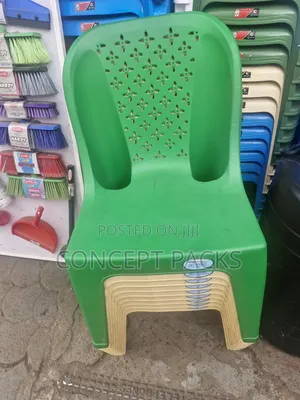 Armless Hope Plastic Chairs.