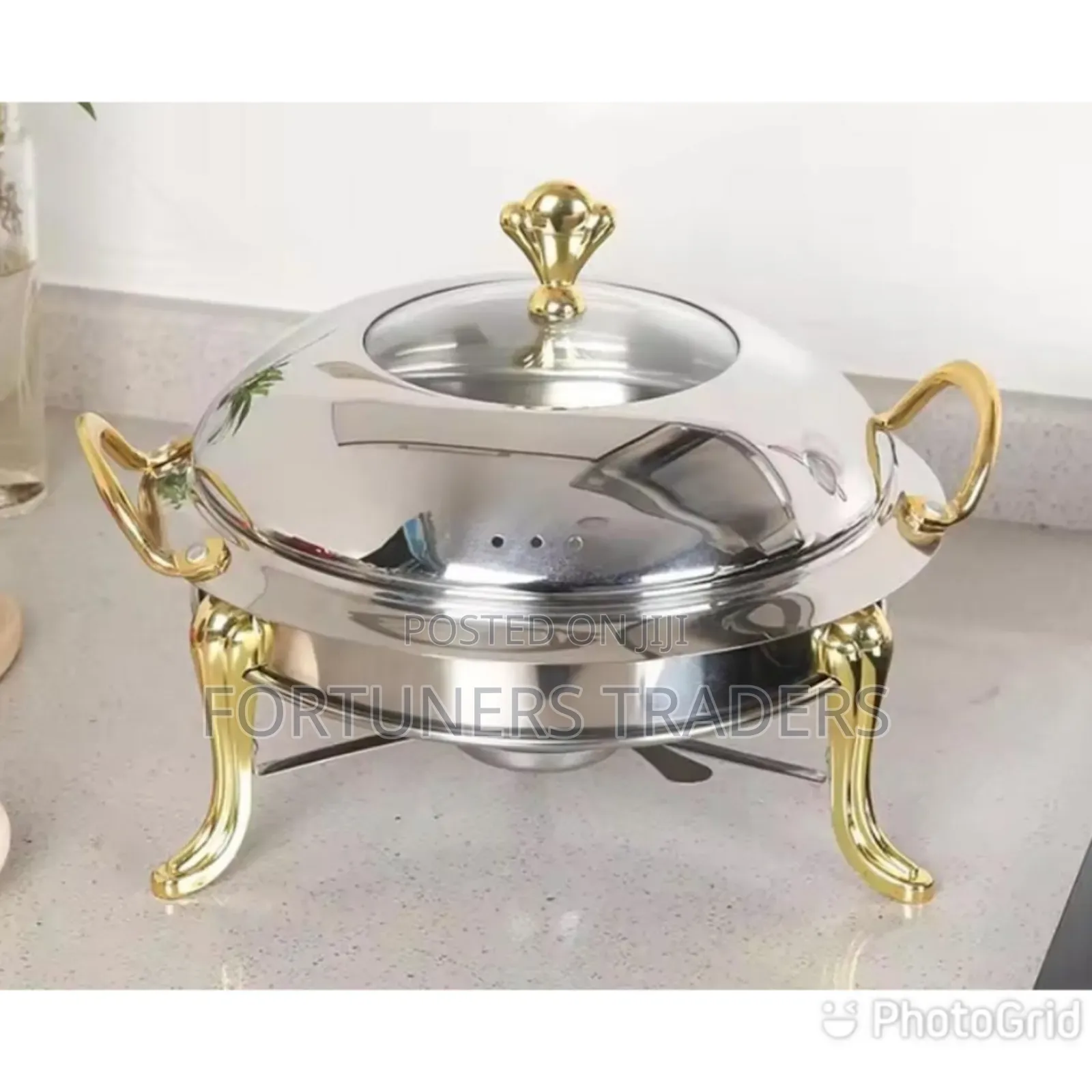6ltr Stainless Steel Roll-Top Chaffing Dishes