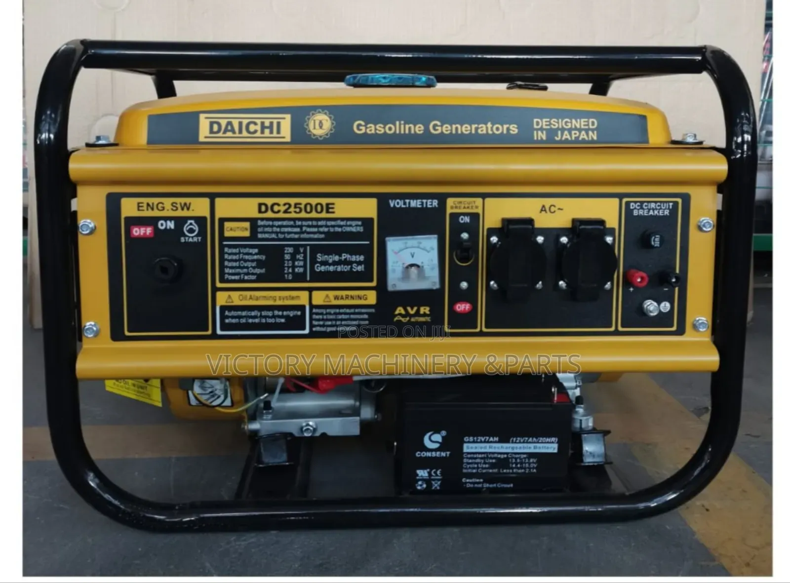 Daichi Gasoline Generator 2.4kw Key Start