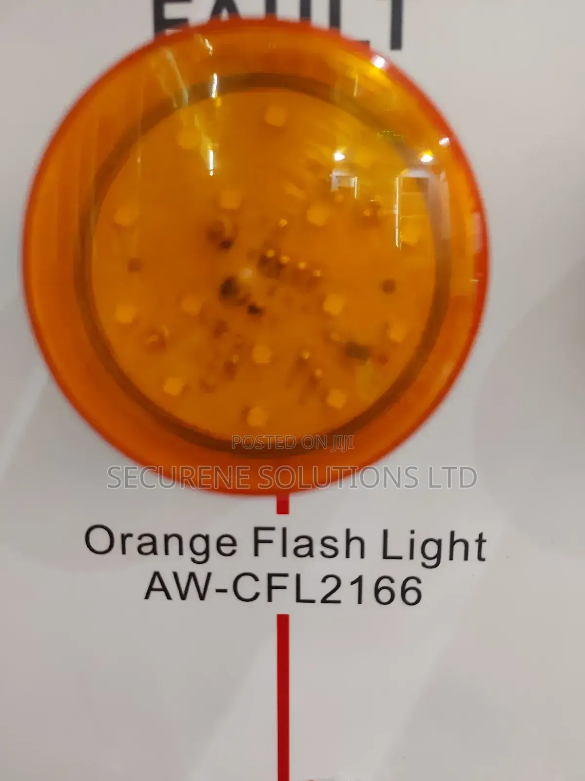Orange Flash Light Aw-cfl2166"/Orange Grote Clearance Lamp