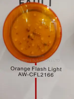 Orange Flash Light Aw-cfl2166"/Orange Grote Clearance Lamp
