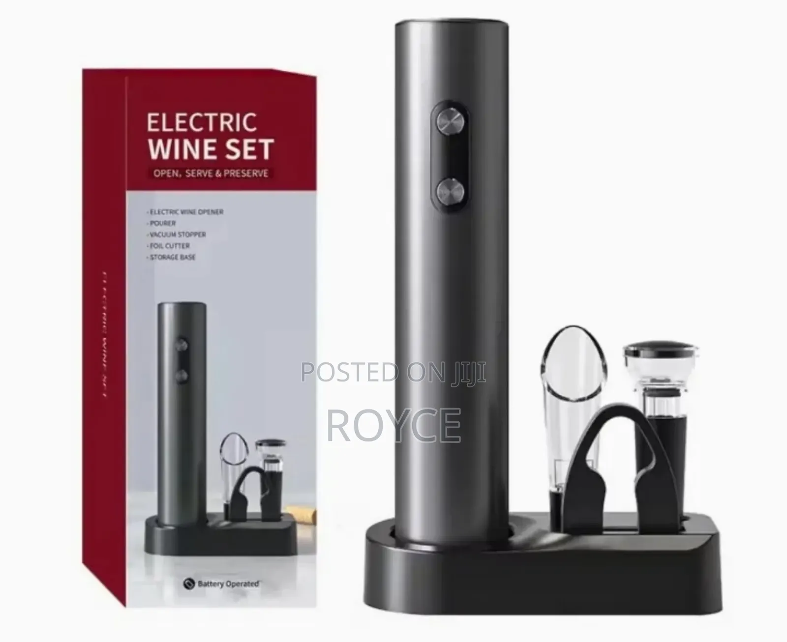 Electric Wine Opener Set