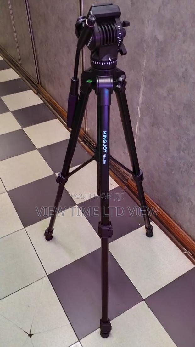 Kingjoy Professional Fluid Head Tripod Stand Vt 1500