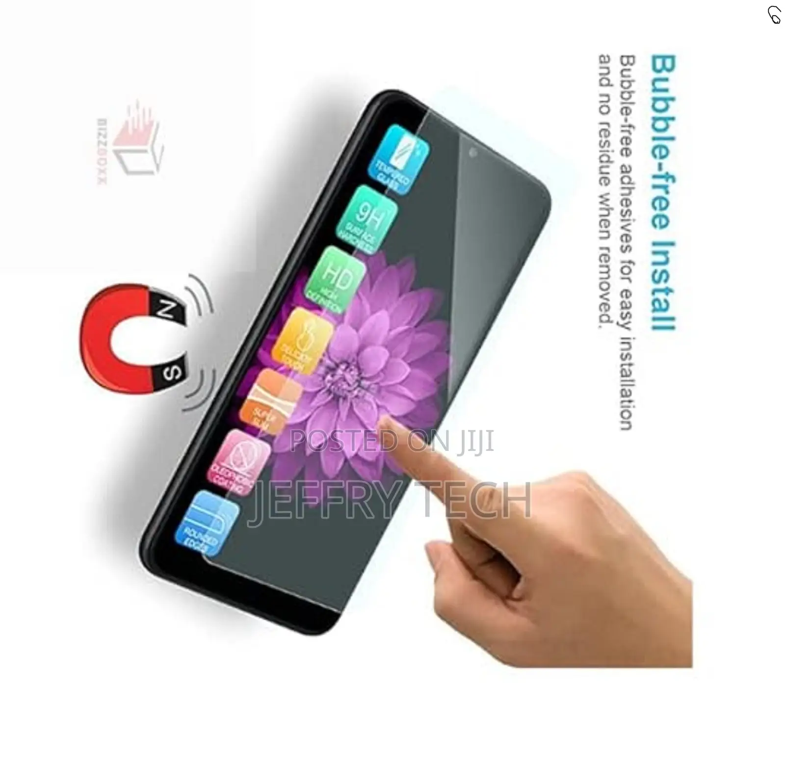 Anti Static Screen Protector | Redmi A3 | Tempered Glass