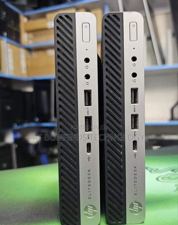 Desktop Computer HP EliteDesk 705 8GB AMD Ryzen 5 SSD 256GB - thumbnail 2