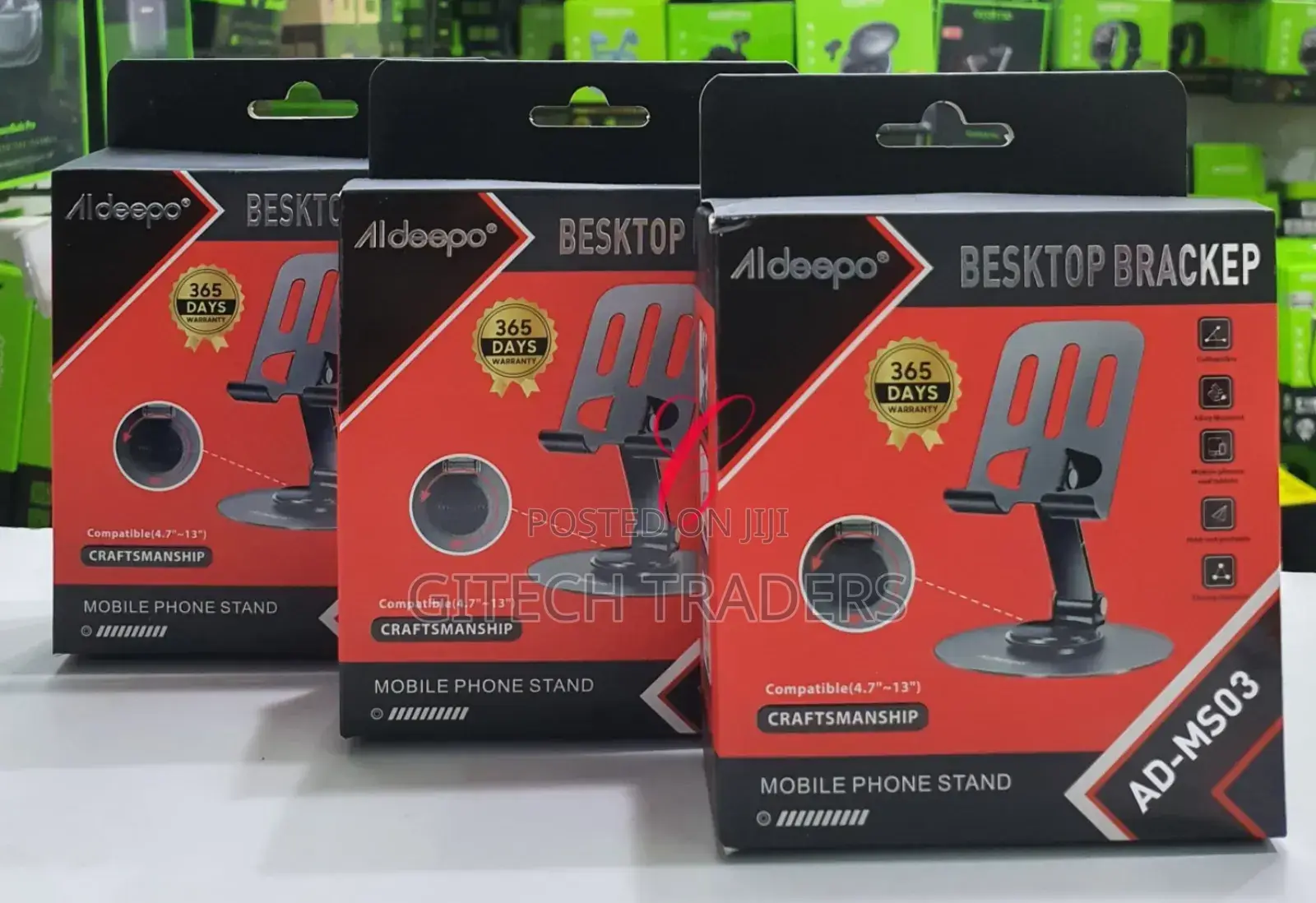 Aldeepo Ad-Ms03 Alloy Mobile Phone Stand