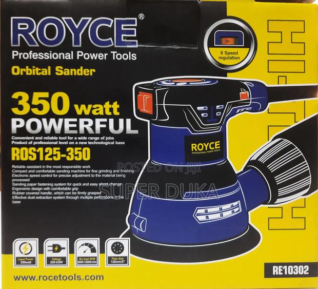 Orbit Sander.350w Royce.6 Speed Regulation