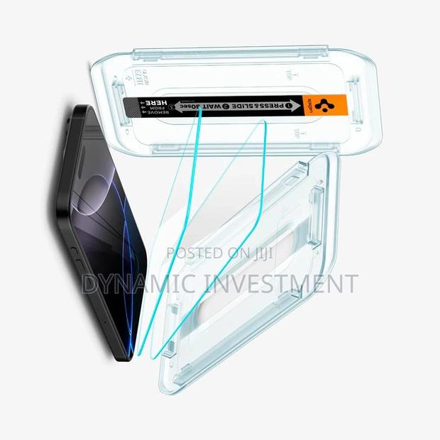 iPhone 16 6.1 Spigen Tempered Glass Screen Protector - main view