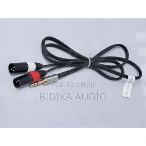 Y-Cable 2 Male XLR to Stereo Jack/1.5m