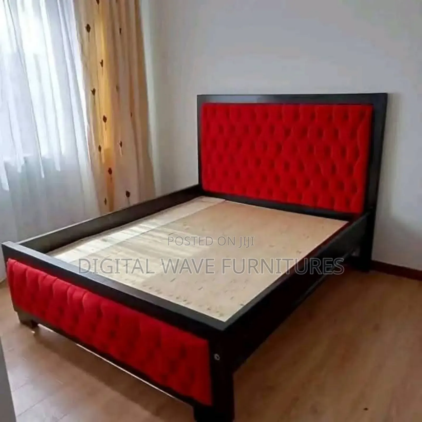 Red Colored Bed 5 by 6