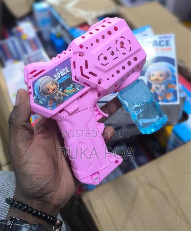 Kids Toy, Pink Kids Bubble Gun