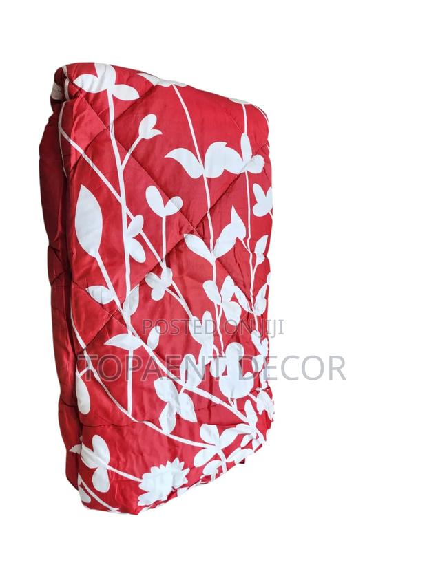 Red and White Classy Unbinded Duvets - main view