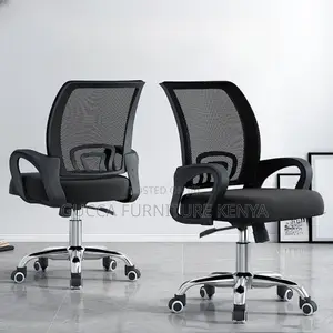 Office Chairs: Clerical Mid Office Chairs With Cushion