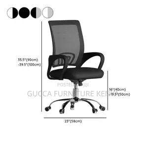 Office Chairs: Clerical Mid Office Chairs With Cushion