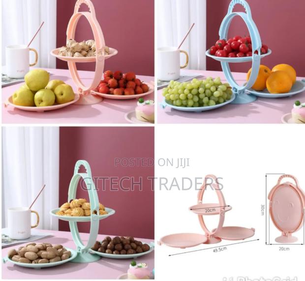 2 Layer Folding Dessert Plate