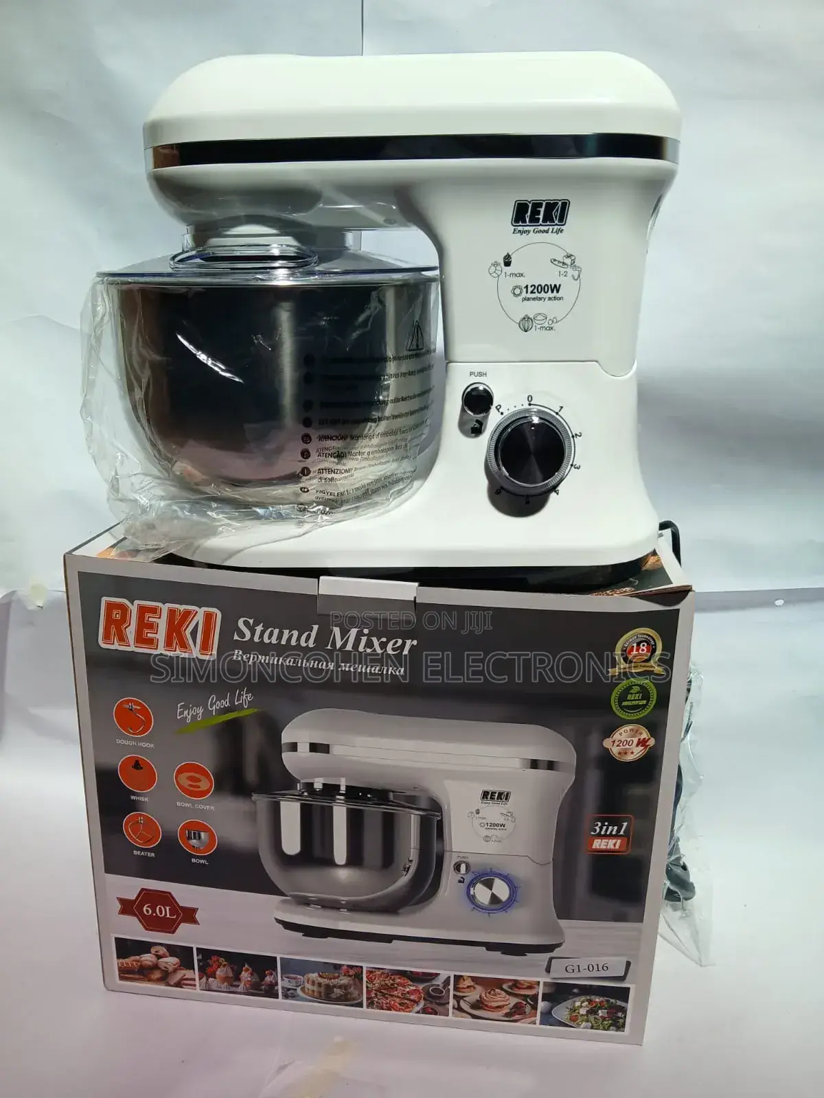 Reki 6litres Stand Mixer