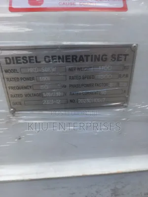 Hisaki Generator 62.5kva Three Phase
